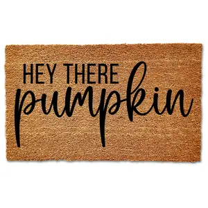Hey There Pumpkin Doormat, Fall Welcome Mat, Fall Decor, Funny Doormat, Cute Welcome Mat, Halloween Doormat, Fall Door Mat, Hello Pumpkin