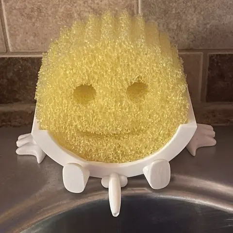 3D Printed Peeing Sponge Holder Gift Accessory
