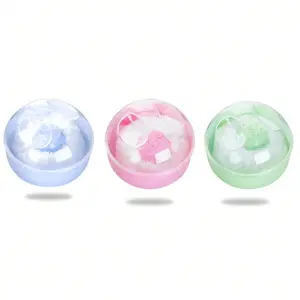 3-pack portable powder cases, reusable powder cases with puffs, bath powder cases, makeup tools for women and girls, Powder Puff And Container