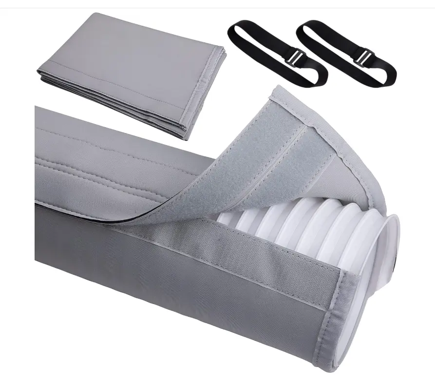 Air Conditioner Hose Cover Wrap - AC Hose Duct Vent Cover Sleeve Insulated Cover for Portable AC for 5" & 5.9" Diameter Exhaust Hoses Tube