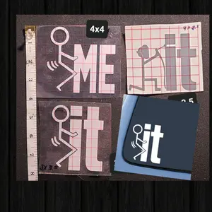 F*** IT ME ect... Detail window stickers Decor Decorative