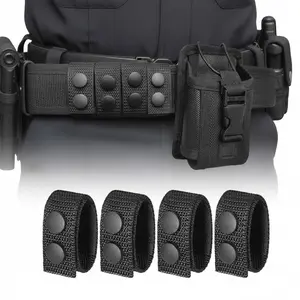 Tactical Duty Belt: Adjustable Belt, Durable Nylon Military Police Gear for Camping Hiking Shooting Cycling, Lightweight Portable, Secure Equipment Fixing.