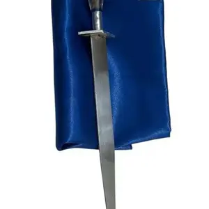 Erzulie Dantor(Ponya) Boran Spiritual Scarf for Mouchwa Ceremonies Blue Satin Materia High-Quality Material