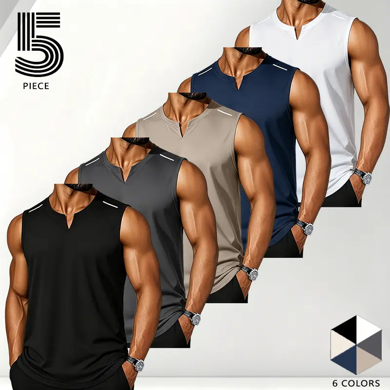 Black + Dark Gray + Khaki + Navy Blue + White