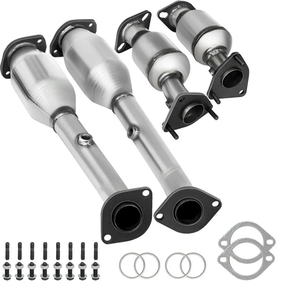 OEM Quality Bolt-On Exhaust Manifold Kit with Bolts, Gaskets, Stainless Steel Ceramic Corrosion-Proof High Flow Catalytic Converter for 2005-2011 Nissan Frontier/Xterra/Pathfinder (EPA Certified, 4.0L, FTJM02-06)