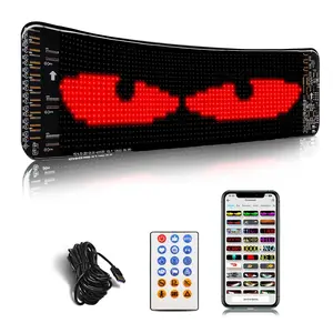Programmable LED Panel, Customizable Text & Animations, Waterproof LED Matrix for Cars, Shops, Bars, Parties & Events