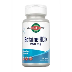 Betaine HCl+ Tablets 250 mg - 100ct