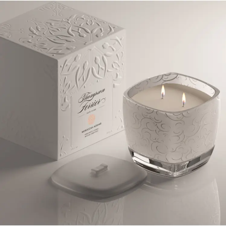Moroccan Azahar Candle - Elegant Design with Rich Colors and Unique Aroma