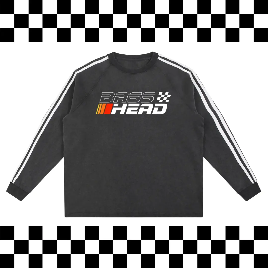 Bass Head Racing Contrast Tape Sweatshirt | Rave