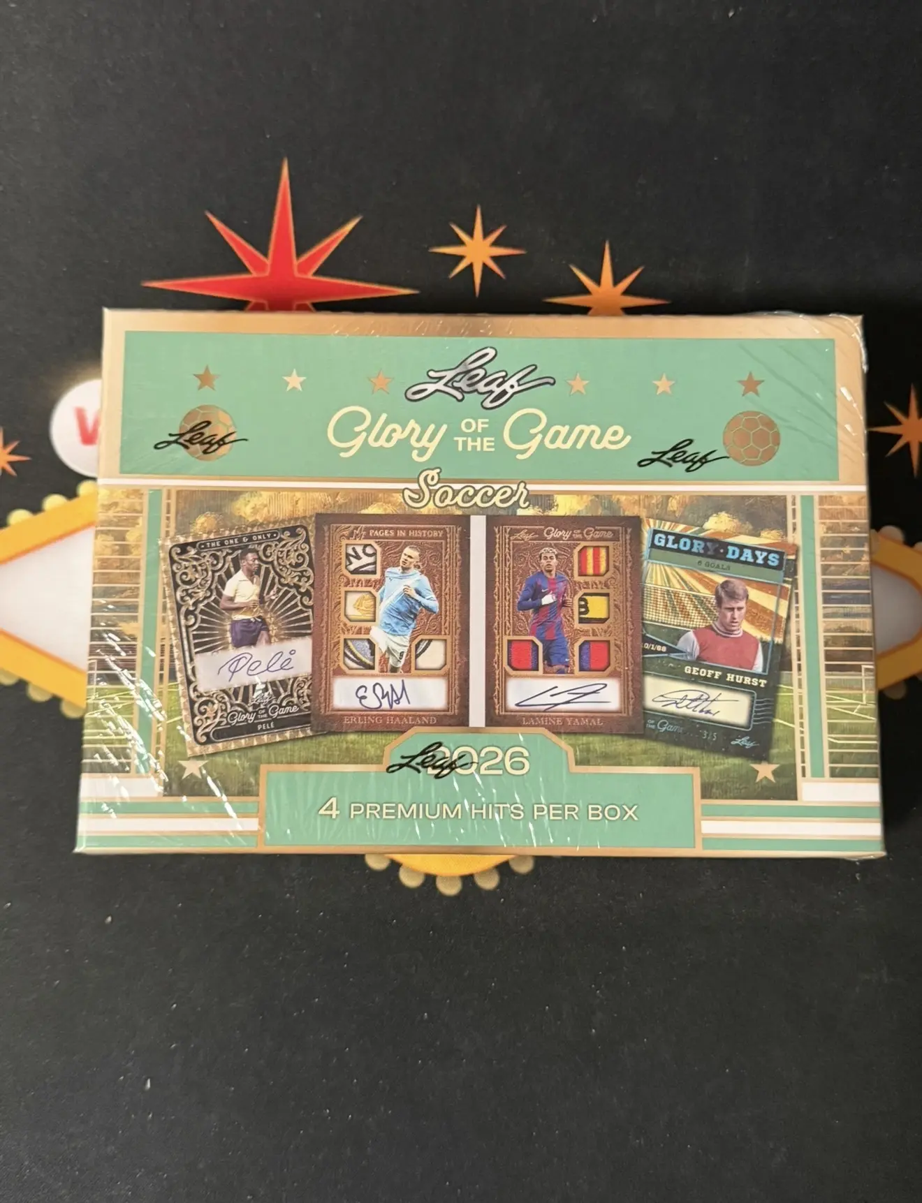 2026 Leaf Glory of the Game Soccer Hobby Box (4 Autographs or Game Worn Memorabilia Per Box!)