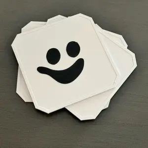 Boo Bucket Coasters - Perfect for Your Tableware Collection Set