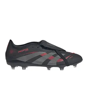 adidas Mens Predator Pro Fold-Over Tongue Firm Ground Soccer Cleats - Black, Grey adidas Mens Predator Pro Fold-Over Tongue Firm Ground Soccer Cleats - Black, Grey