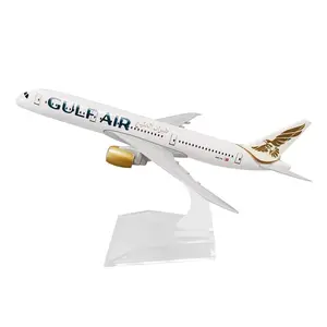 1/400 Scale 16cm Aircraft Airbus GULF B787 Alloy Plane Model,Plane Souvenir Static Display