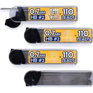 440 count, 0.7 mm HB #2 Lead Refills, 110 count Per Dispenser, Medium Thickness, Break Resistant Lead/Graphite (Pack of 4 Dispensers)