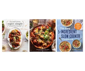 Quick & Easy Weeknight Wins 3-Book Complete Bundle Set - Comfort Food Cookbooks - Hardcover