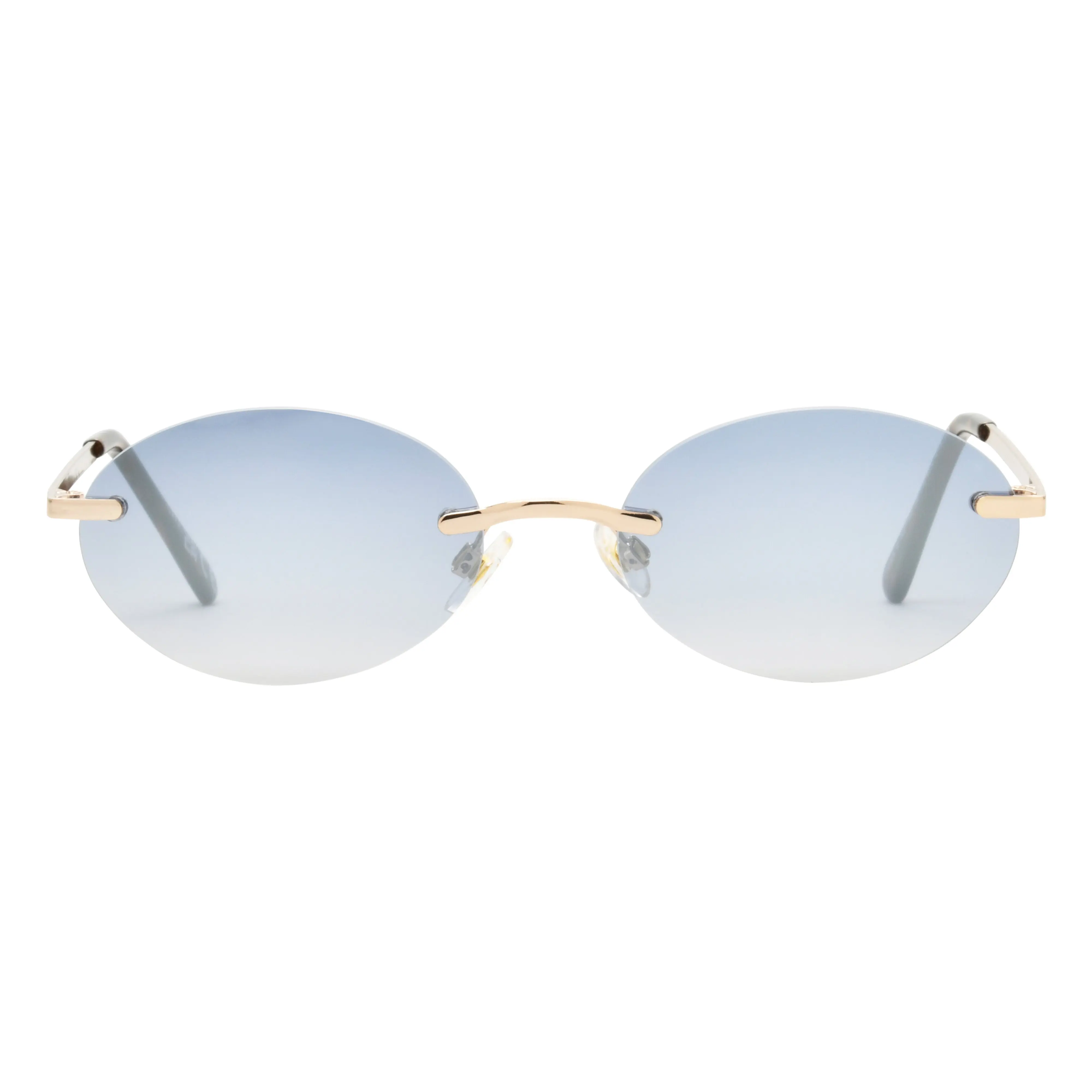 Foster Grant Love Island Coupled Up Women's Sunglasses, Alternative Style Oval Metal Frame with Tinted Scratch-Resistant Lenses, Stylish Accessories, Female, Date Night