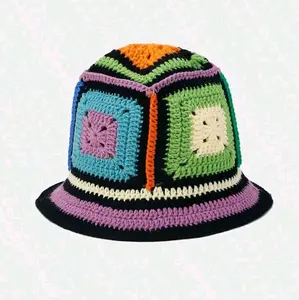 Crochet Knitted Colorful Hat