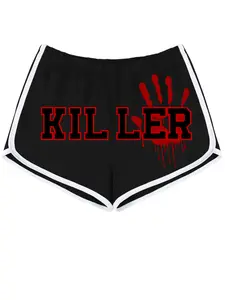Cotton Shorts, horror, Spooky Cute, Gamer Style, indoor & outdoor, Killer Design, Soft, Comfortable