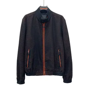 CALUXA- Versace Colorblock Mesh Zip Jacket Size 50