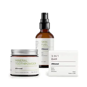 Akamai Core Essentials Kit - Multipurpose must-haves for clean, healthy teeth, skin & hair