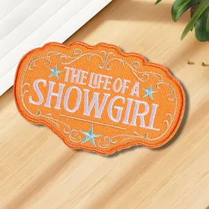 Pumpkin Embroidery Patch, Back Adhesive Iron-On Applique, Suitable for Clothes Jackets Hats Accessories, Decorative Fabric Repair