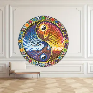 Night & Dusk Pixel Art 3D Puzzle Building Block Set, 5323 Pieces Creative Decoration, Perfect Gift for Halloween, Birthday, Christmas