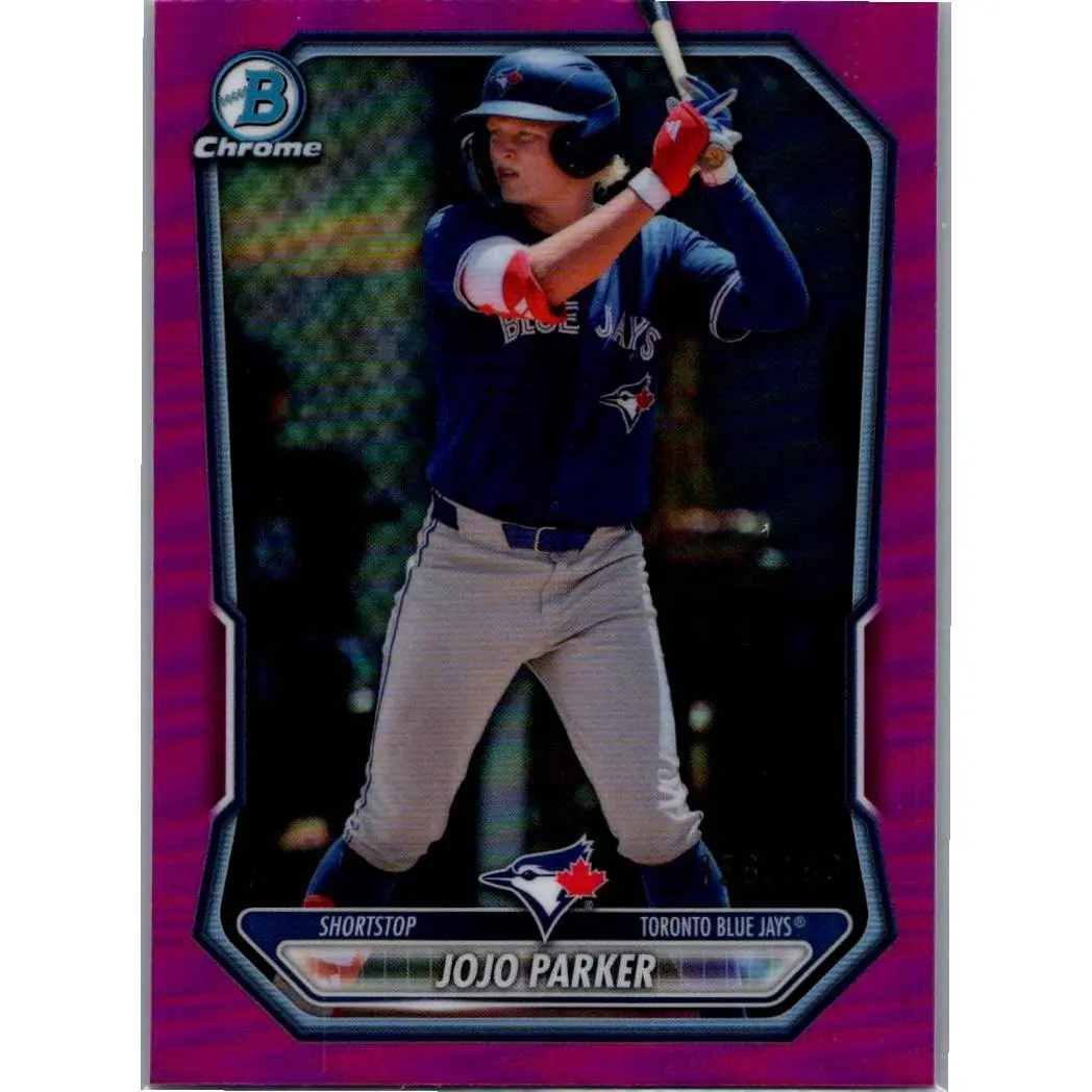 2026 Bowman #BCP-147 JoJo Parker Chrome Prospects Fuchsia Refractor #/199