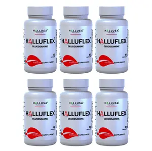 Halluflex x 360 Cap - Advanced Joint & Cartilage Support - Glucosamine, Chondroitin & Collagen - Dietary Supplement - Hallusa Natural