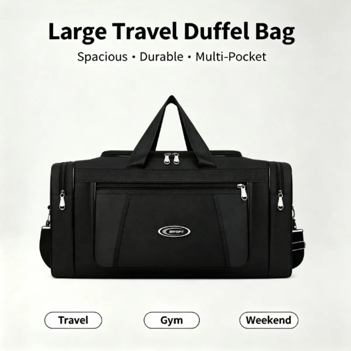 Duffle Bag Large Capacity Weekender Overnight Carry On Luggage Foldable Portable Travel Storage Handbag For Men Women College Student Trip