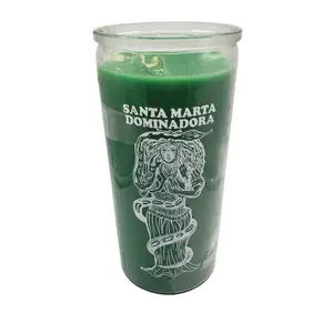Jumbo Veladora De Santa Marta Dominadora / Jumbo 14 Day Candle Santa Marta Dominadora