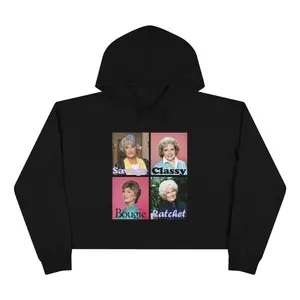 Golden Girls Crop Hoodie, Crop Top Hoodie, Golden Girl Crop Top, Unisex Hoodie