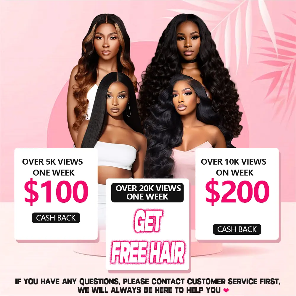 NOT FOR SALE-TAHIKIE HAIR Customer Show Win Gifts & Wigs