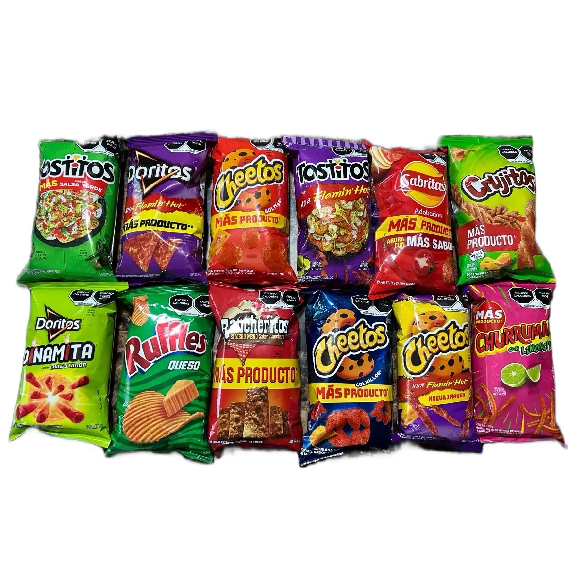 12 authentic mexican chips Snack Crunchy