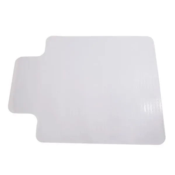 Clear PVC Office Chair Mat for Carpet, Non-Slip Desk Floor Protector with Studded Grip, Easy-Clean Transparent Rolling Chair Mat for Home Office, Computer Desk & Gaming Chair