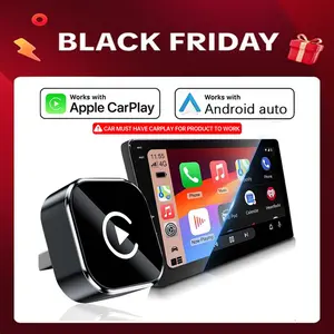 2025 Wireless carplay Adapter for iPhone/Android - Fast Connection,No Latency,Hands-Free Call wireless adapter Electronic Charger carplay dongle,TIKTOKBLACKFRIDAY