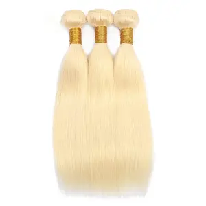 613 Straight Hair Bundle 50g Blonde Human Hair Extension 10-30inch Unprocessed Virgin Hair 2pcs Lot Natural Look for Women