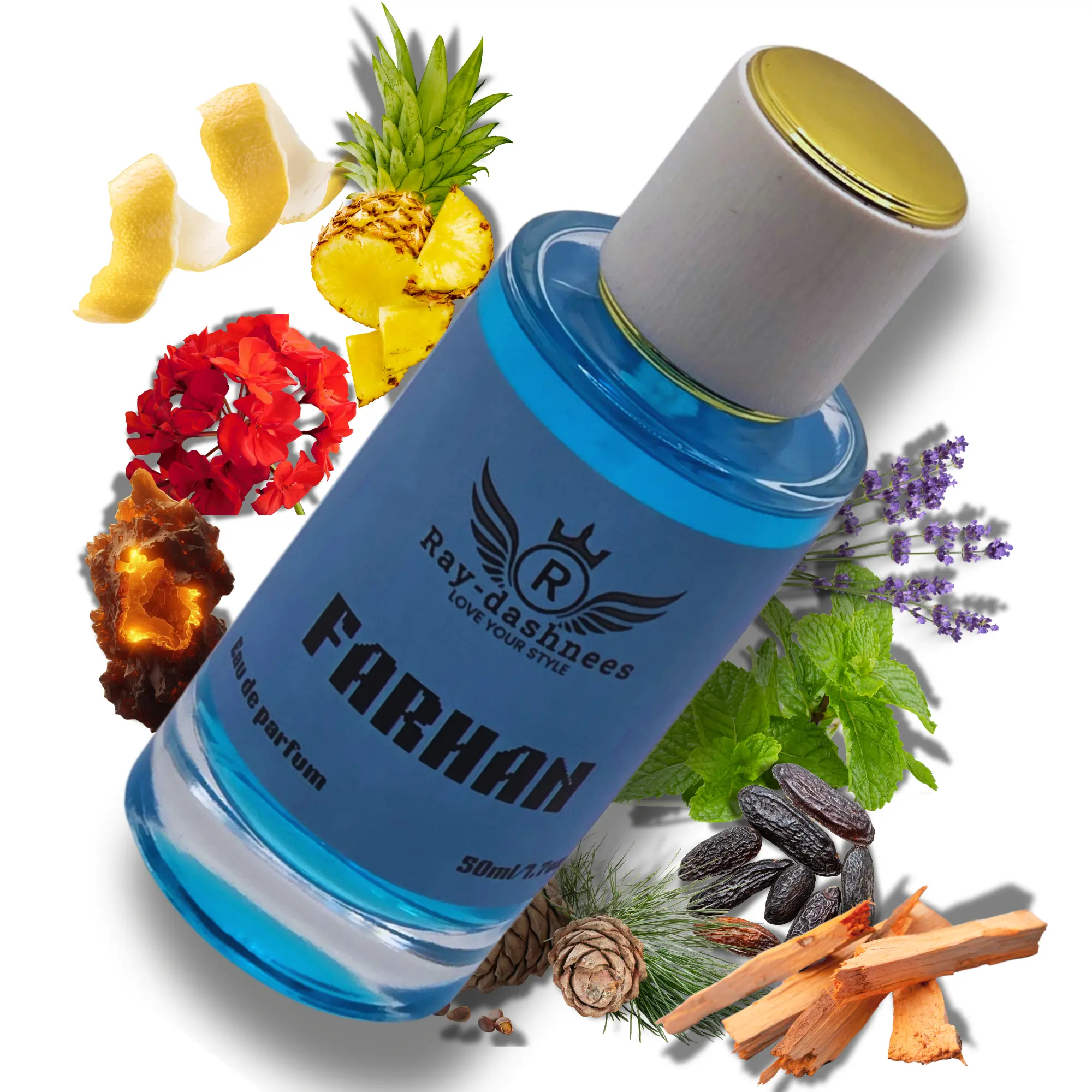 FARHAN Eau De Parfum Spray 1.7 oz by Ray-dashnees |