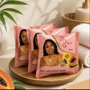 BYENNWA Face & Body Soap - Gentle Cleansing Formula for Daily Skincare Routines - Suitable for Face and Body Use - Soothing Cleanse for Enhanced Skin Hygiene, 3-piece