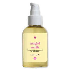 Angel Milk Body Oil - 4 oz Moisturizing Dry Body Oil with Long Lasting Scent