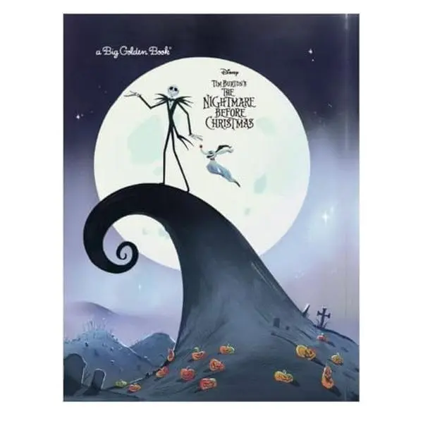 Used Tim Burton's The Nightmare Before Christmas Hardcover Book - Literature & Art Themed Reading Material for Drawing Enthusiasts