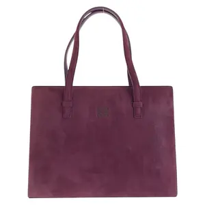 Pre-owned Loewe Suede Shoulder Bags Anagram Leather 2way Bag