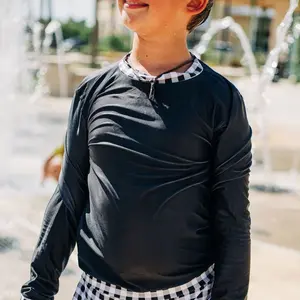 Rashguard - Black Gingham