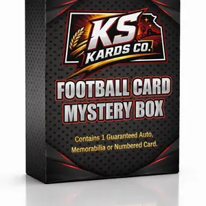 Ks Kards Football Repack - Includes 8 Cards with a Auto, Patch, or Numbered card - Perfect for Football Enthusiasts