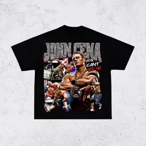 Vintage 90s John Cena Tee Shirt Homage Retro Classic Graphic Tee Bootleg Bestseller Unisex Sport Sweatshirt Gift