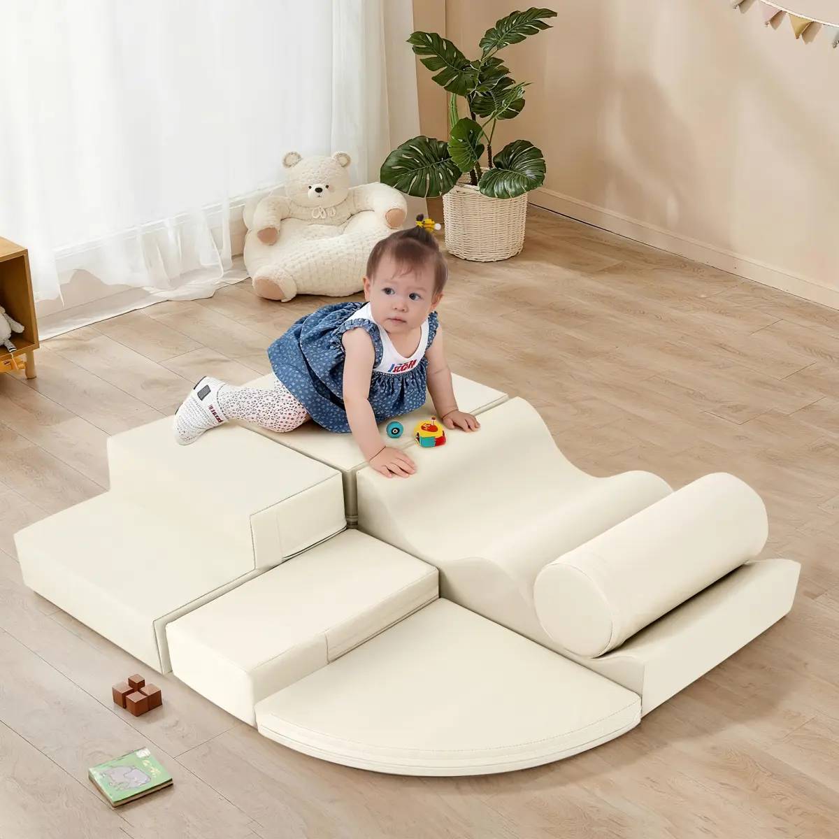 Beige + Foam + Indoor