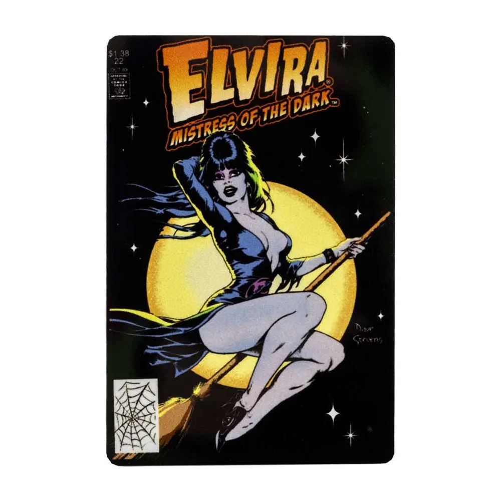 Elvira Comic Witch Novelty Fridge Magnet