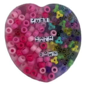 SILICONE PICKY PAD - Medium Half and Half - Handmade Fidget Sensory ASMR Toy/Tool