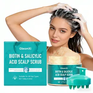 Salicylic Acid Scalp Scrub 100g, Gentle Exfoliating Scalp Care, Deeply Cleanses Buildup & Oil, Refreshes Scalp for Lightweight & Fluffy Hair, Daily Non-Irritating Scalp Cleanser for Itchy & Oily Scalp