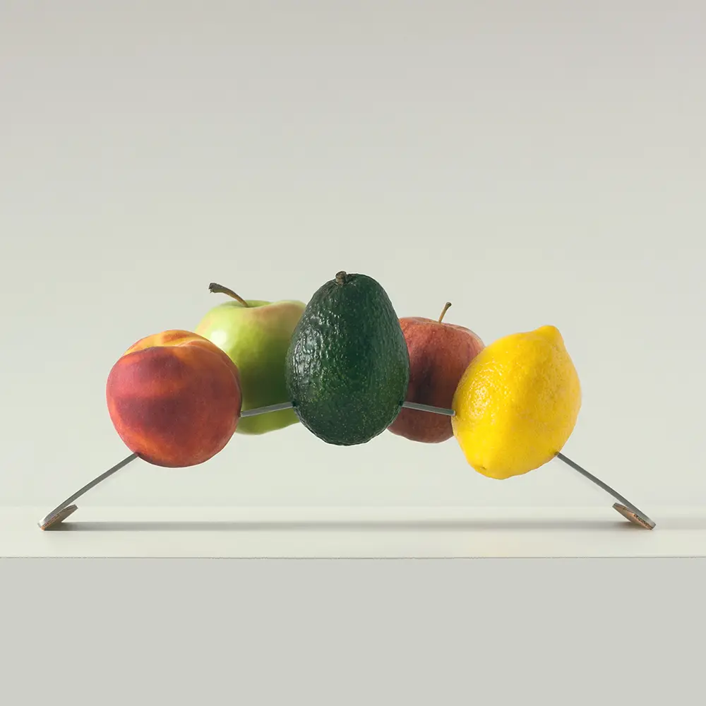 Food-grade stainless steel fruitbridge fruit holder kitchen accessory - NARROW