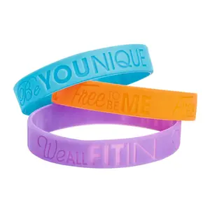 Be You Rubber Bracelets - 24 Pc.
